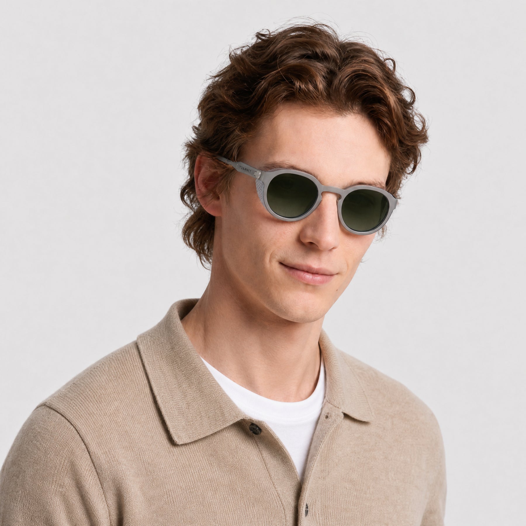 Lunettes de soleil Arctic 03 - Shiny Palladium & Smoke Mirror