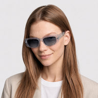 Lunettes de soleil Belvedere 12 - Crystal & Blue Mirror