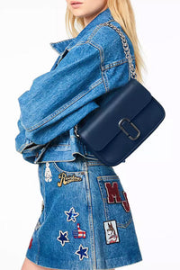 Sac à bandoulière en cuir - Blue Sea