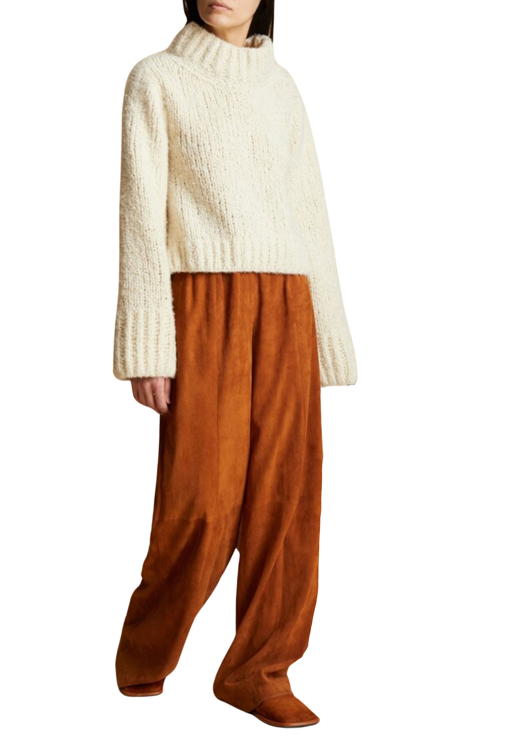 Lima sweater in cashmere - Ivory