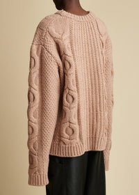 Pull Lupita en cachemire - Almond