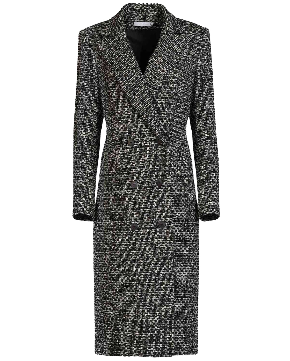 Manteau Theophile en twéed - Black & White