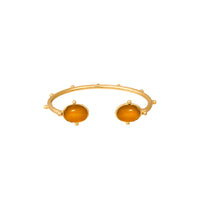 Bracelet Holis doré à l'or fin et Quartz - Jaune