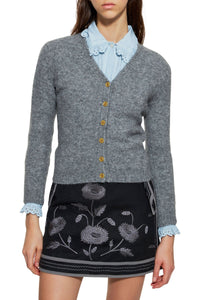 Gilet en maille Tiba - Grey