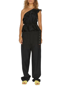 Haut Rizzo Moss asymétrique - Charcoal
