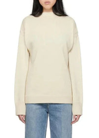 Pull Guernsey en laine - Cream