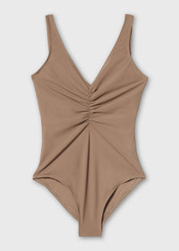 GATHERED FRONT BATHING SUIT