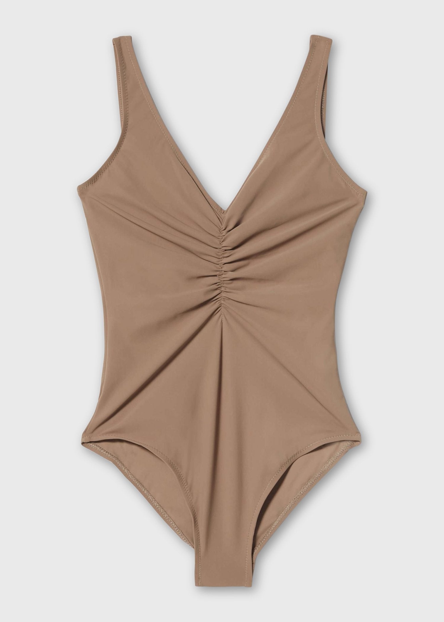 GATHERED FRONT BATHING SUIT