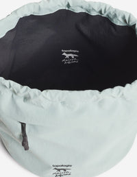 Topologie x Maison Kitsuné reversible clutch bag - Jadeite & Jet Black