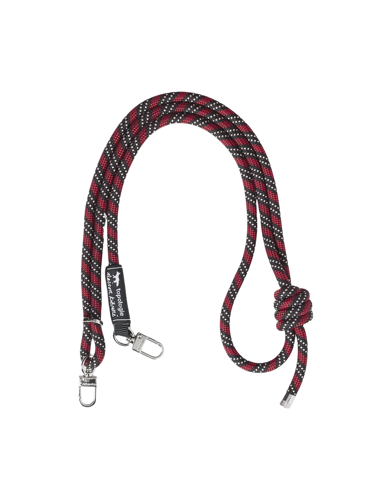 Topologie x Maison Kitsuné adjustable shoulder strap - Jet black