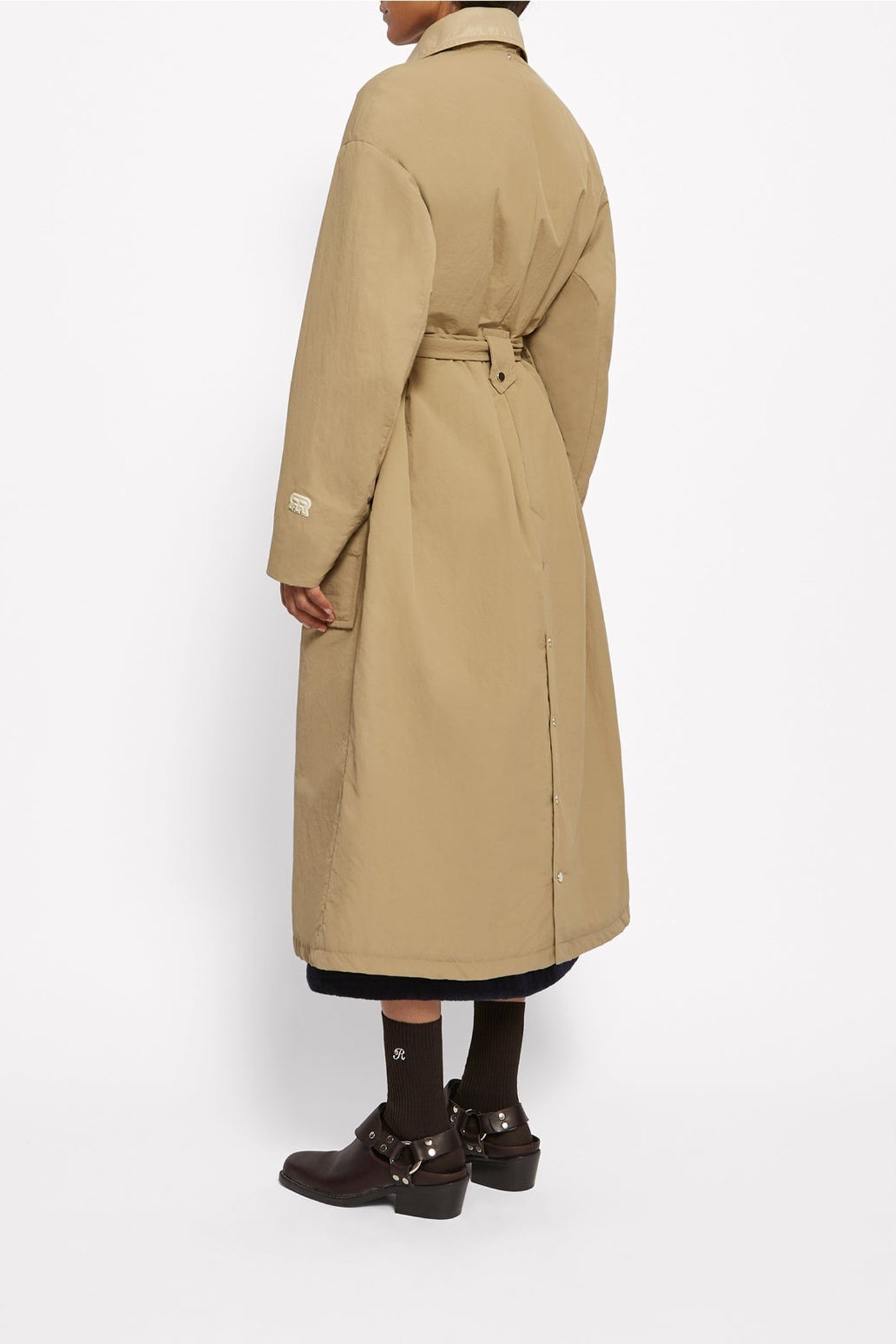 Mind drawstring trench coat - Beige
