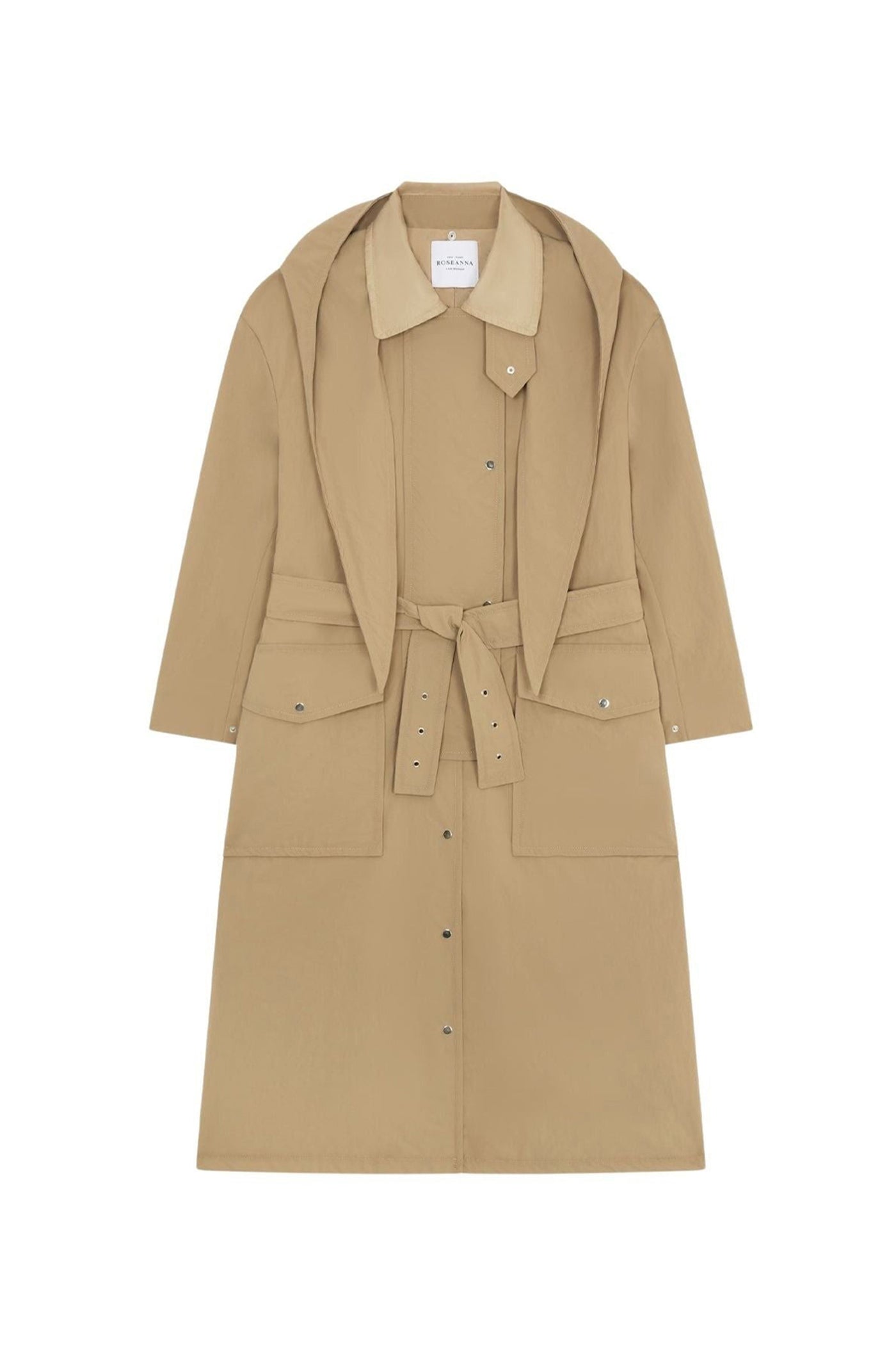 Mind drawstring trench coat - Beige