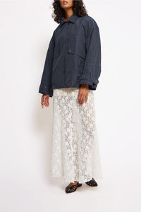 Trench-coat court Slack déperlant - Marine