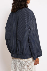 Trench-coat court Slack déperlant - Marine