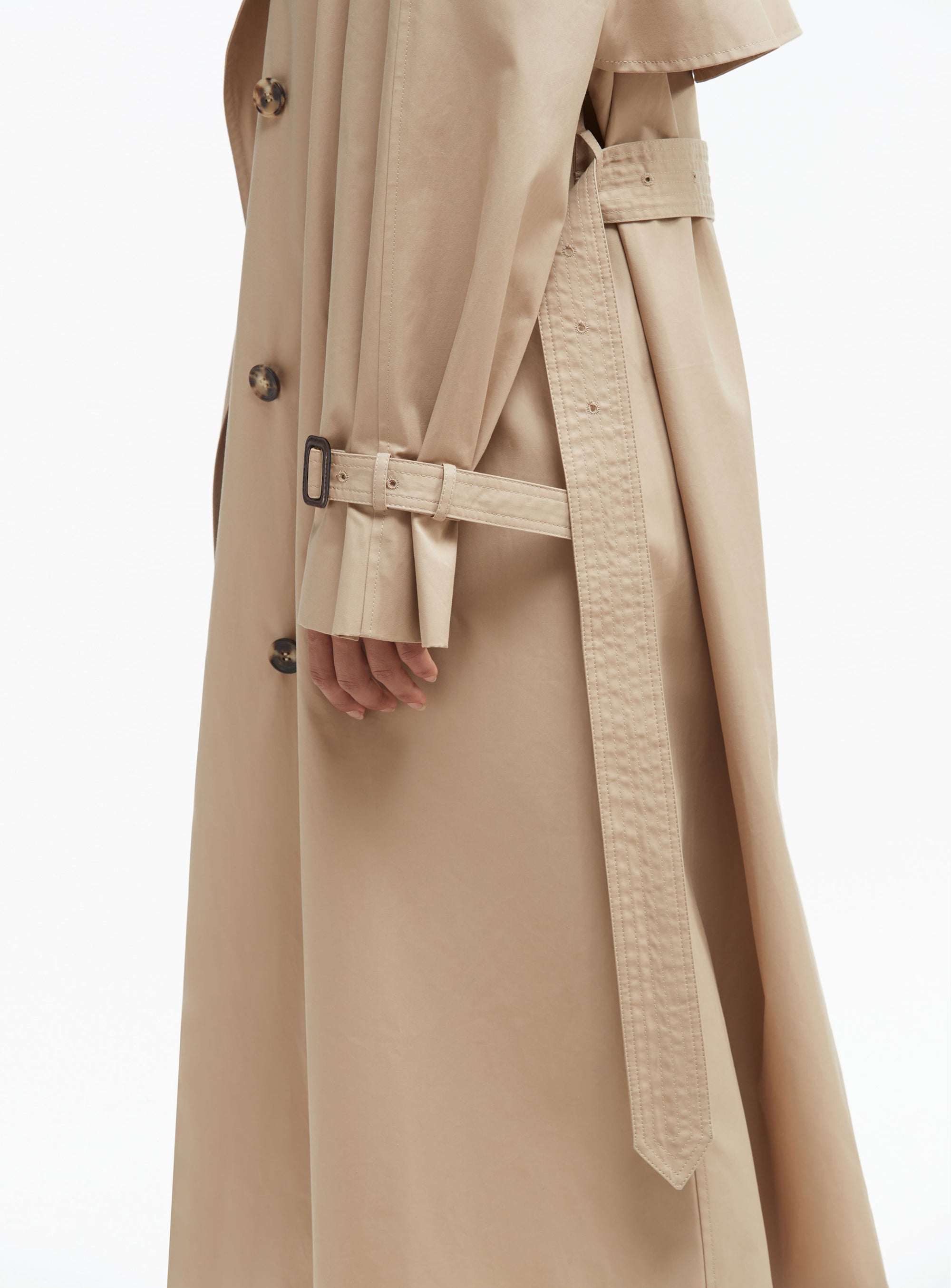 Trench coat long - Khaki