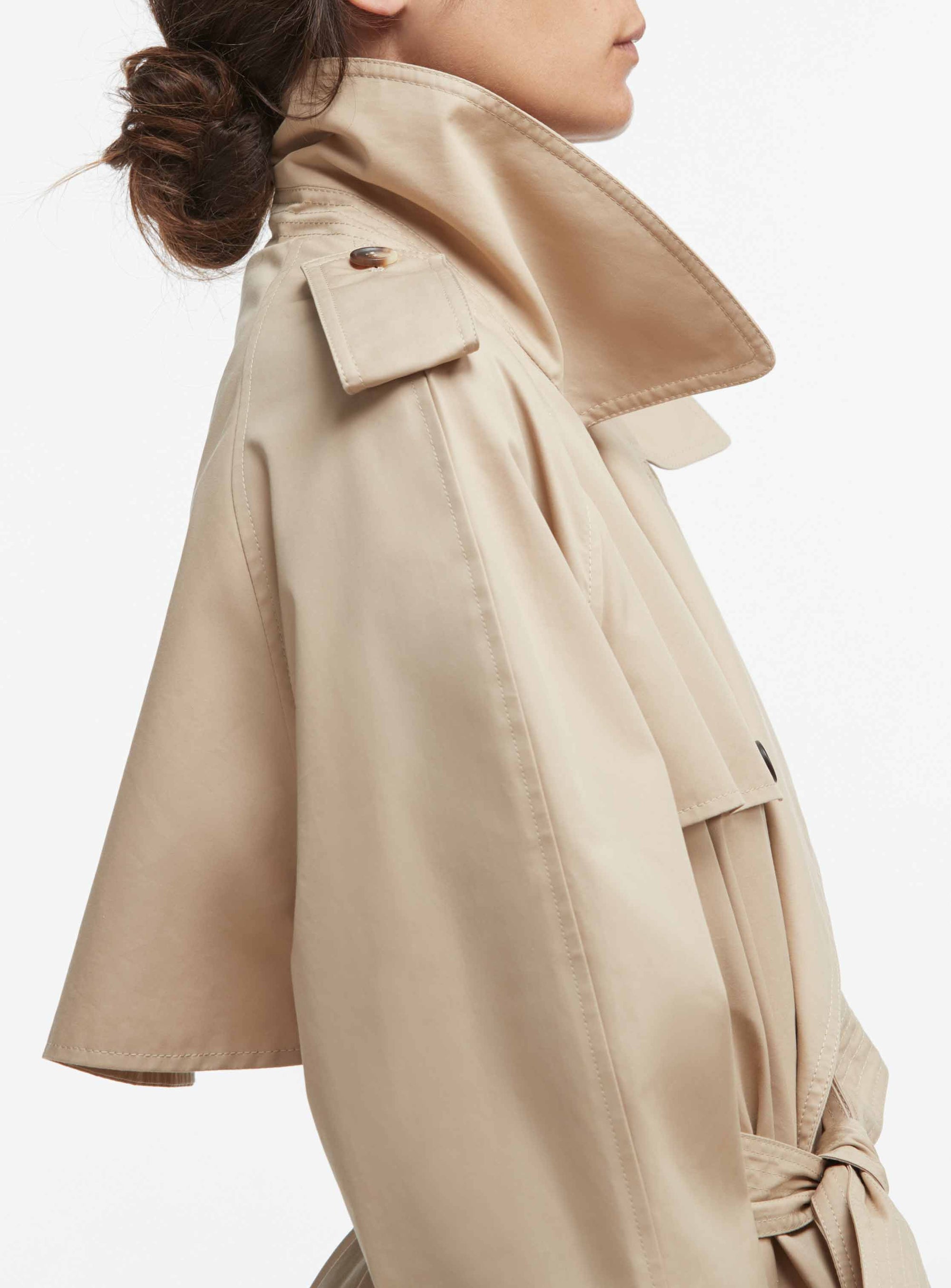 Trench coat long - Khaki