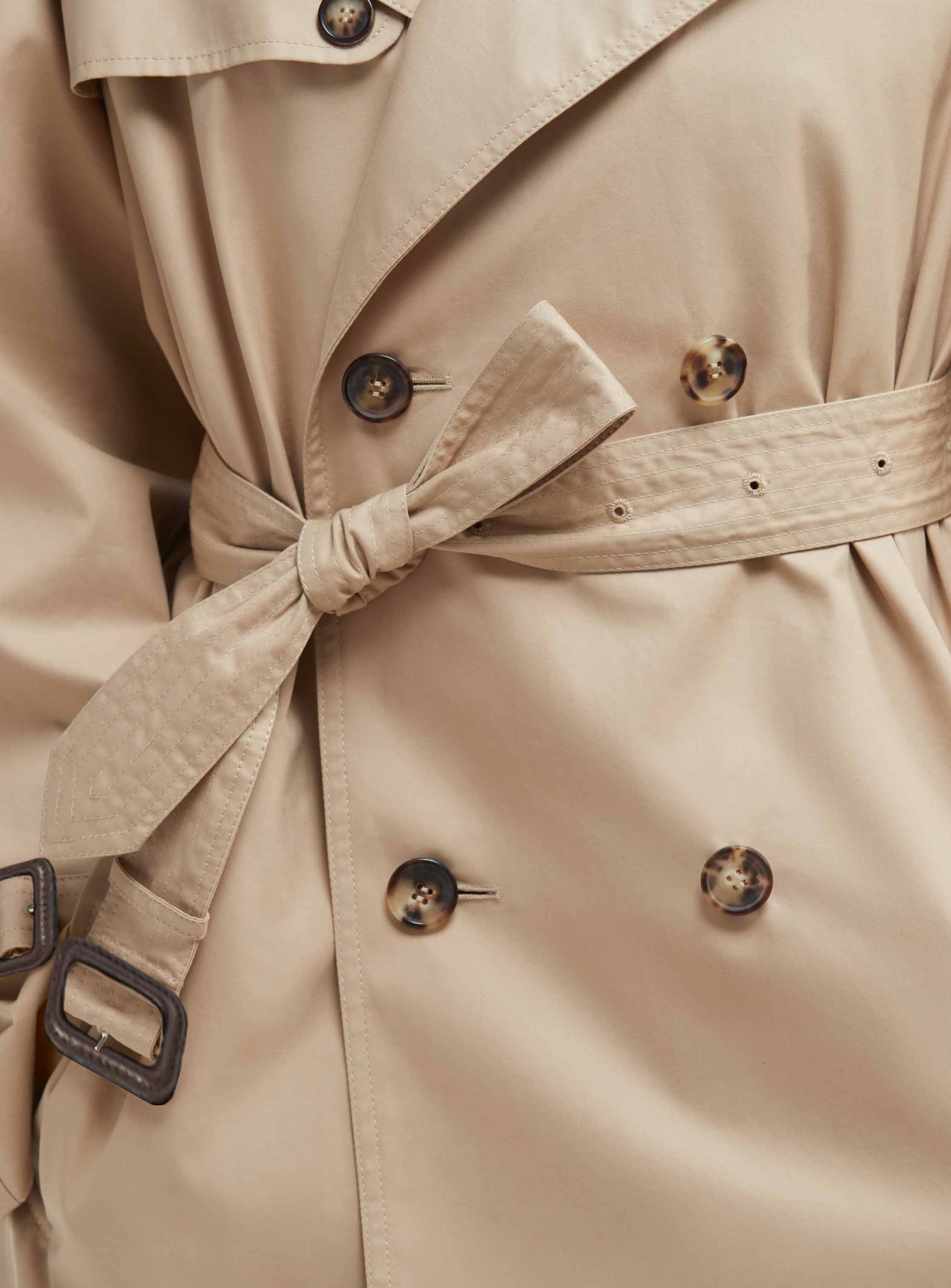 Trench coat long - Khaki