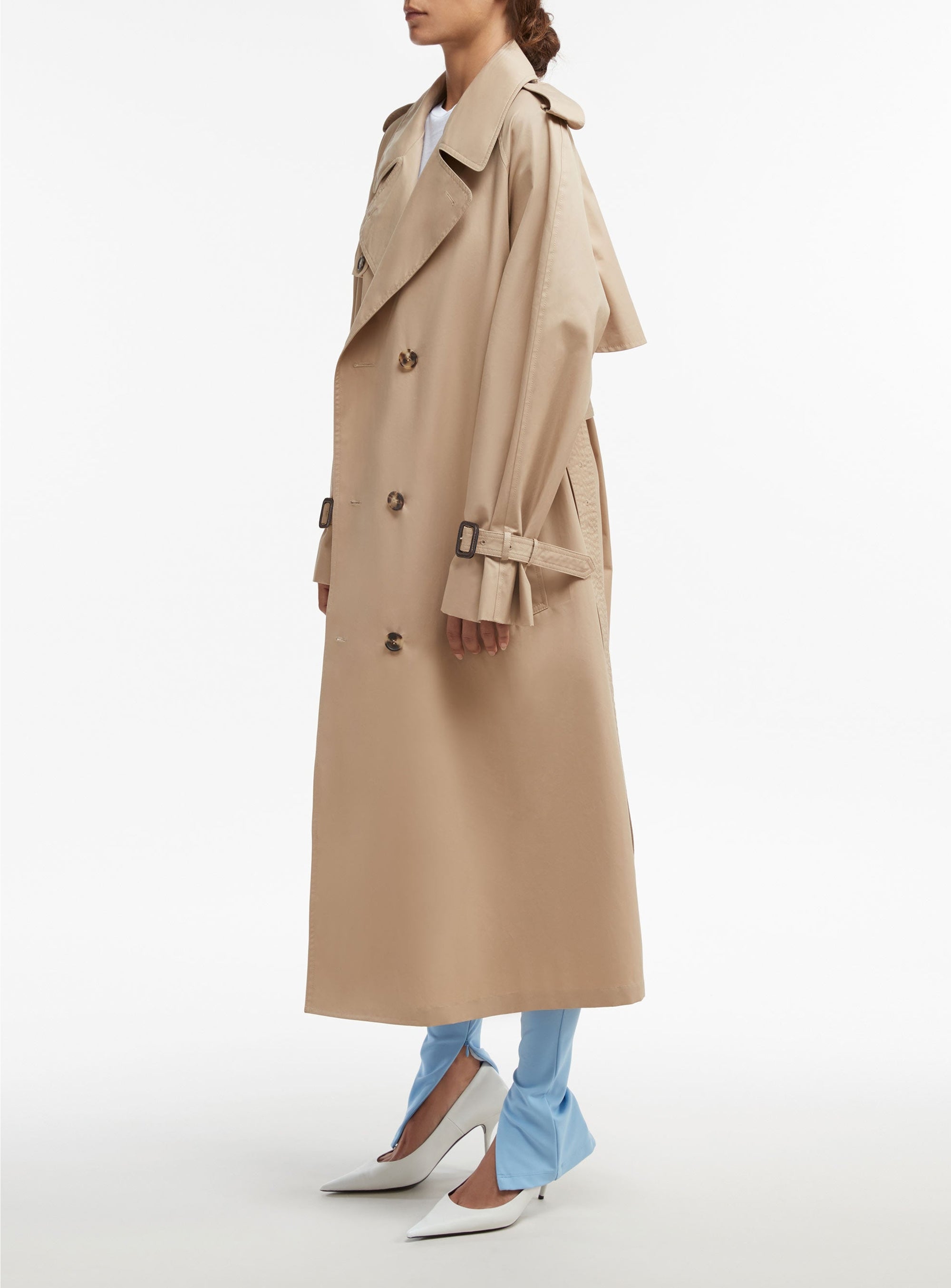 Trench coat long - Khaki