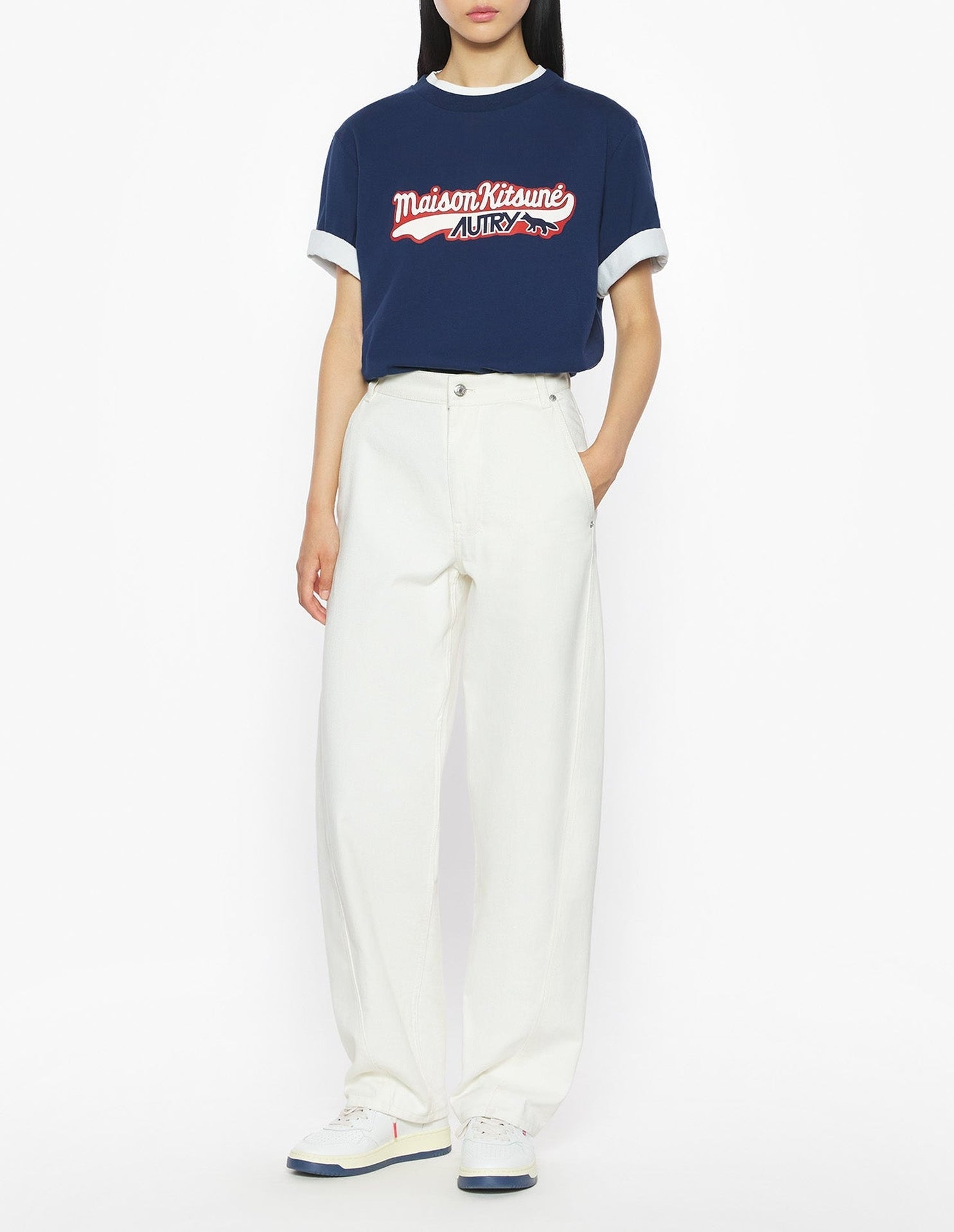 T-shirt Maison Kitsuné x Autry - Dress Blues