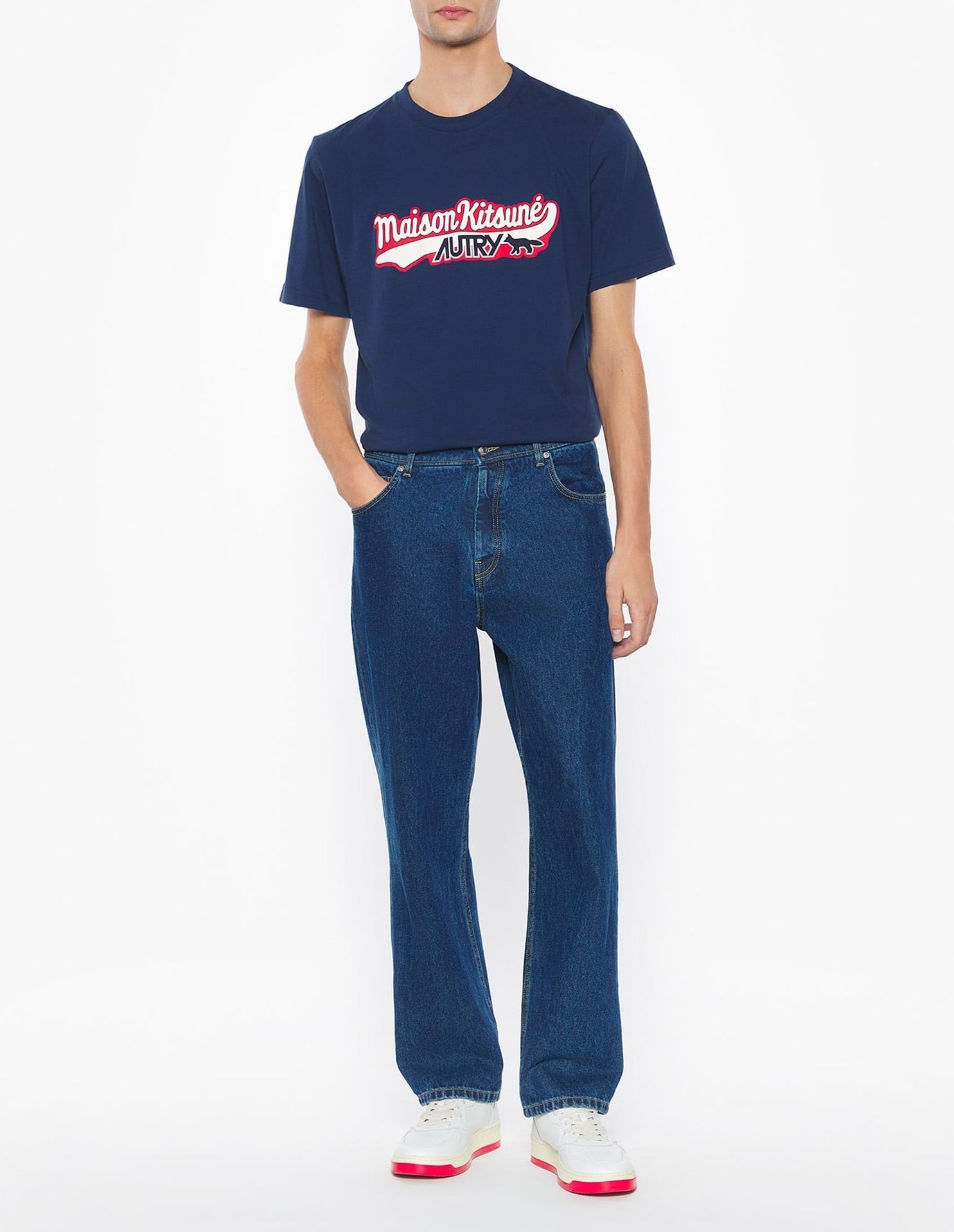 Maison Kitsuné x Autry T-shirt - Dress Blues