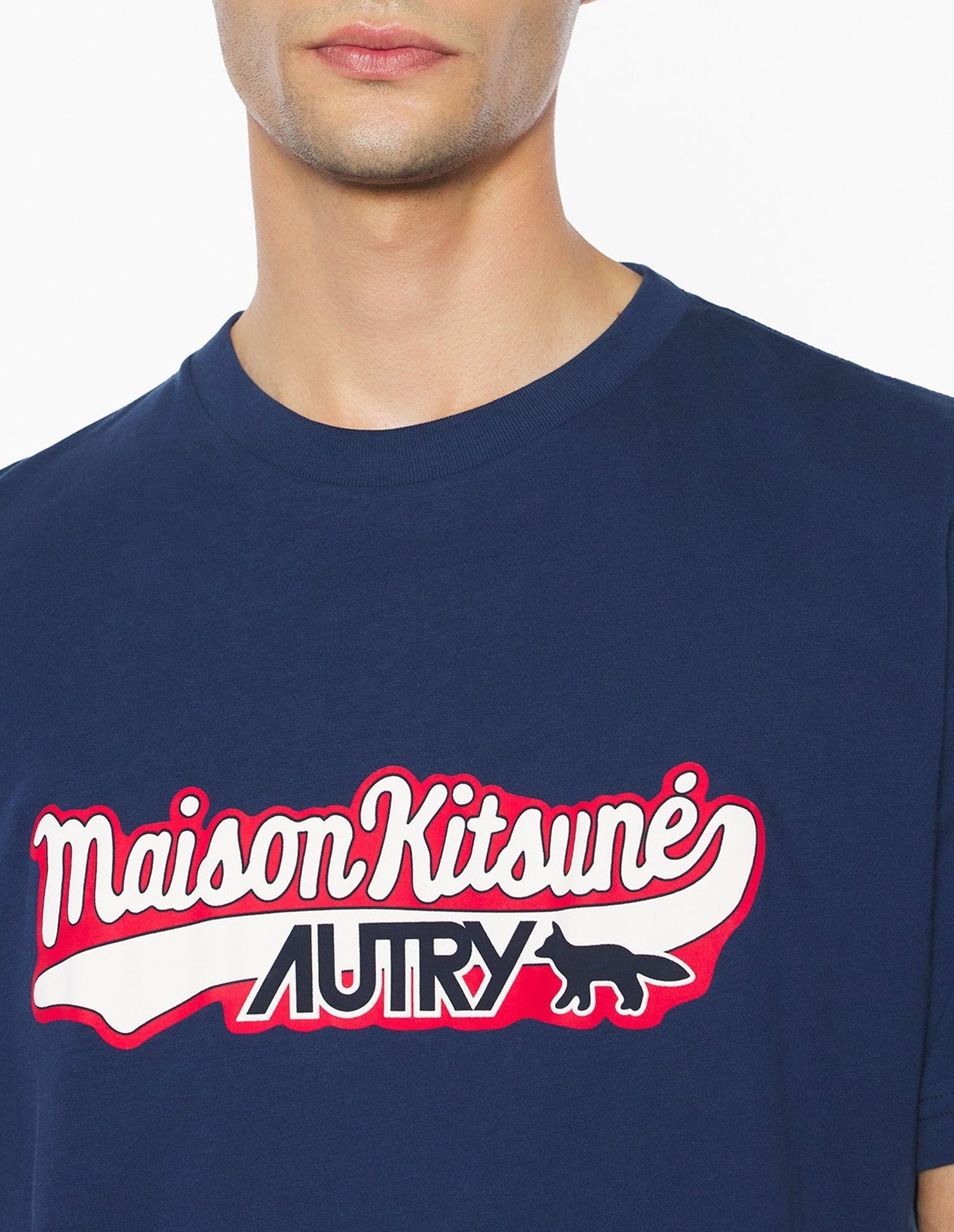 Maison Kitsuné x Autry T-shirt - Dress Blues