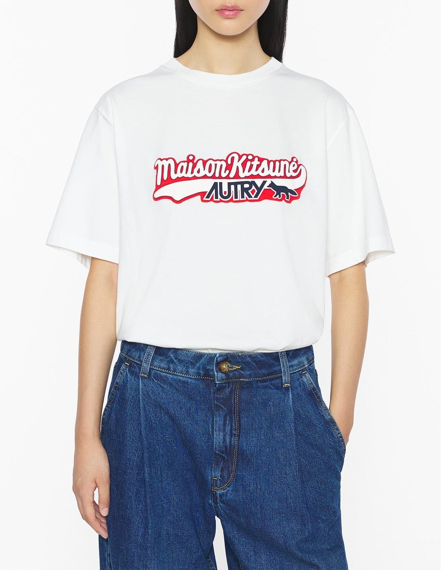 T-shirt Maison Kitsuné x Autry - White