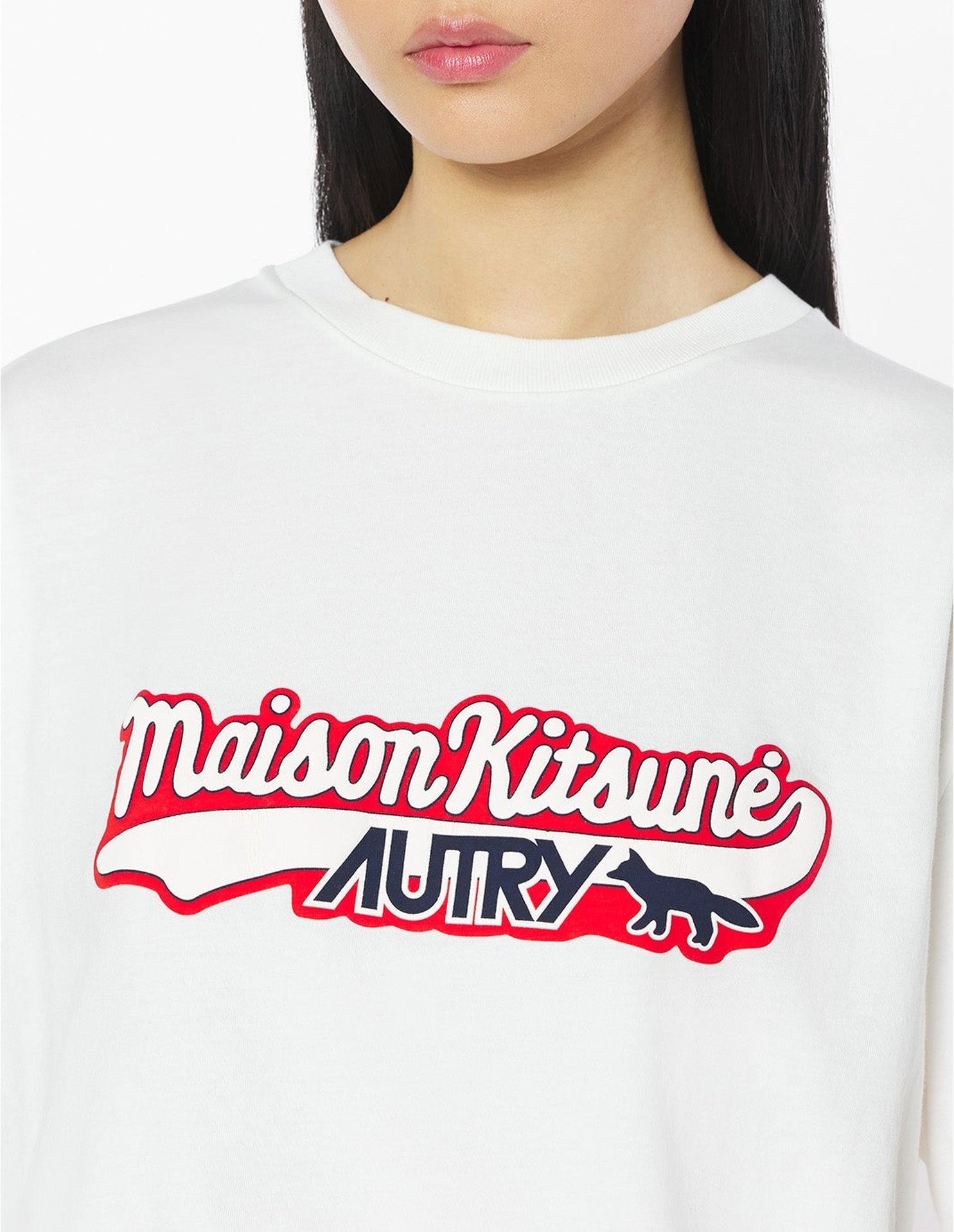 T-shirt Maison Kitsuné x Autry - White