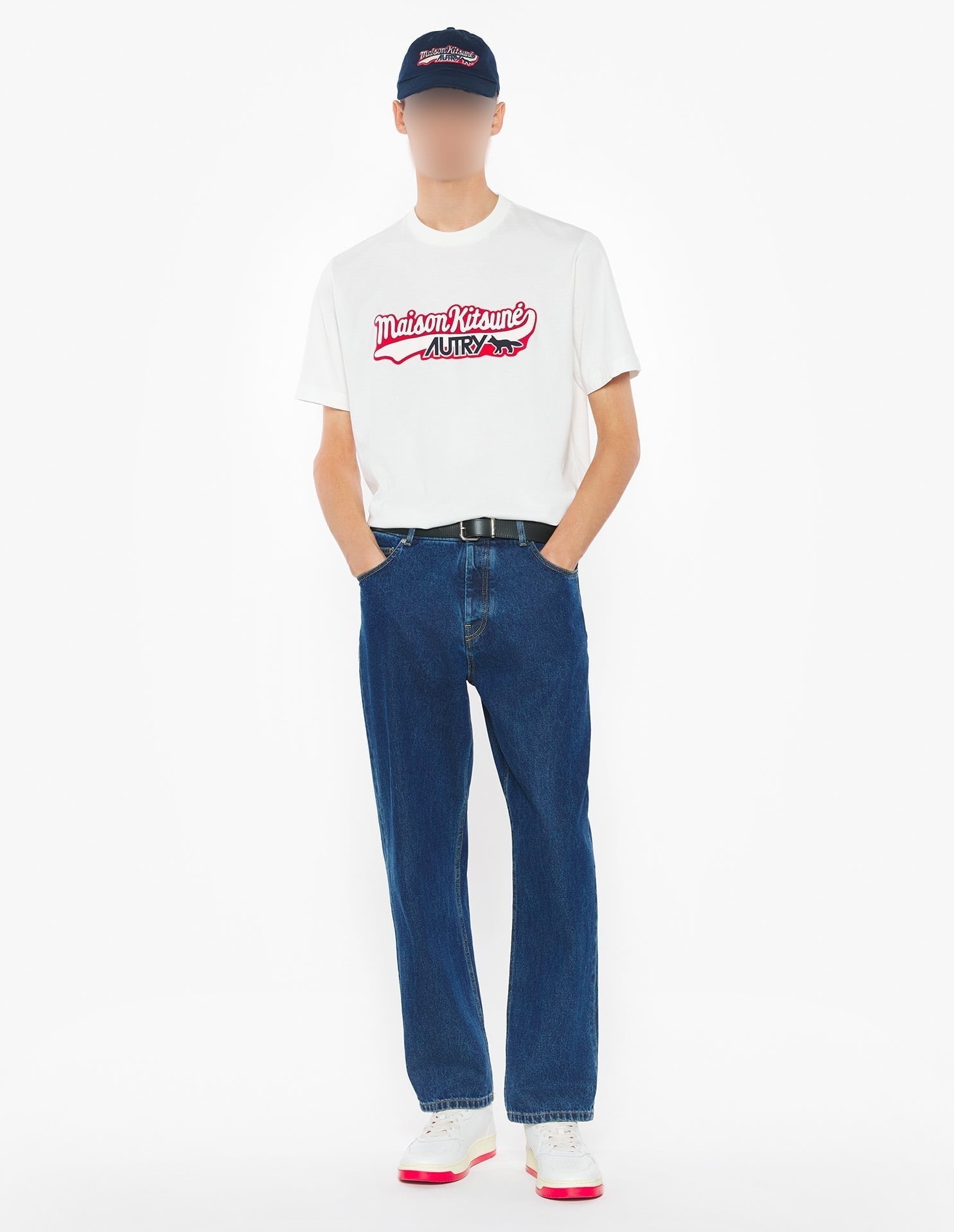 T-shirt Maison Kitsuné x Autry - White