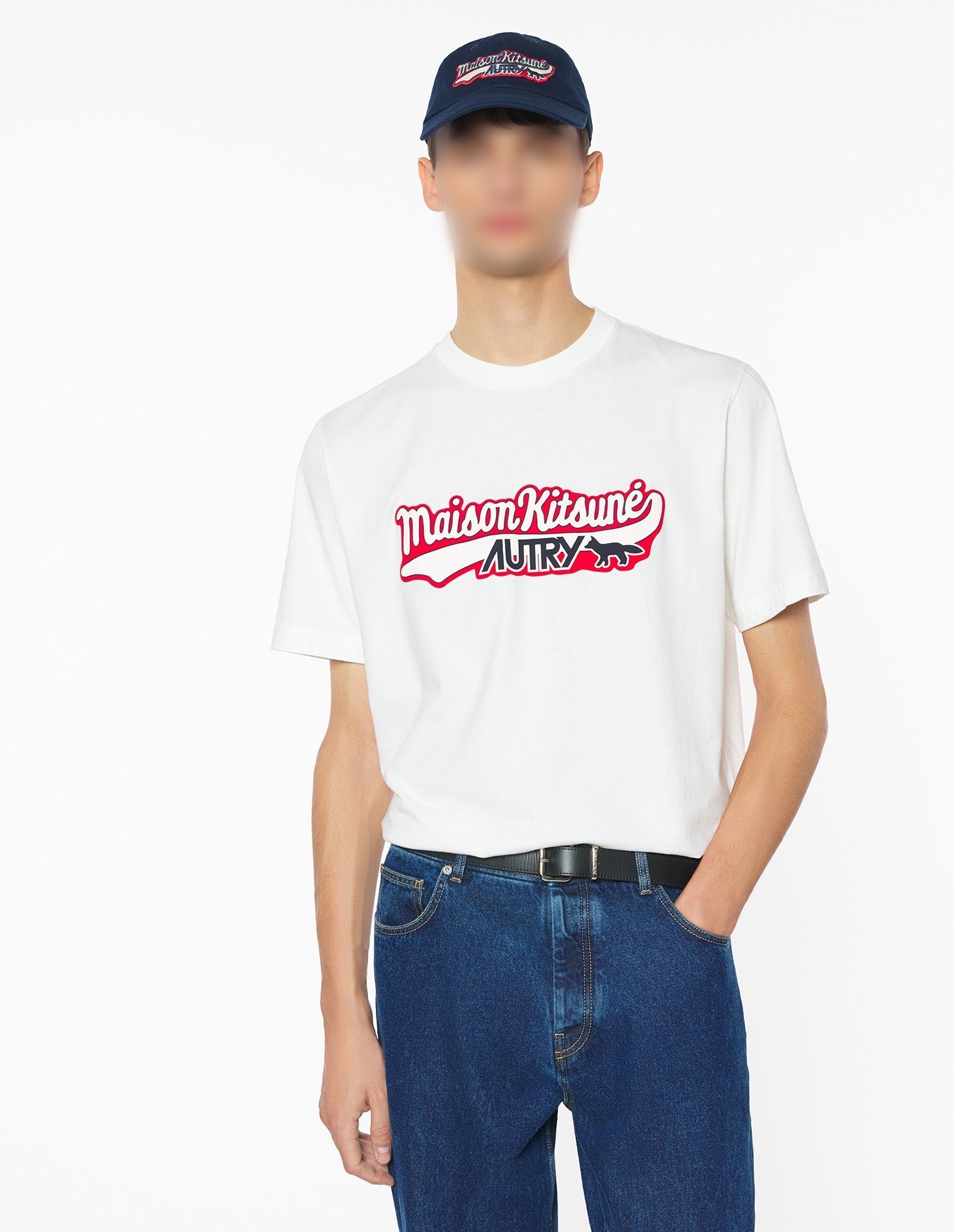 T-shirt Maison Kitsuné x Autry - White