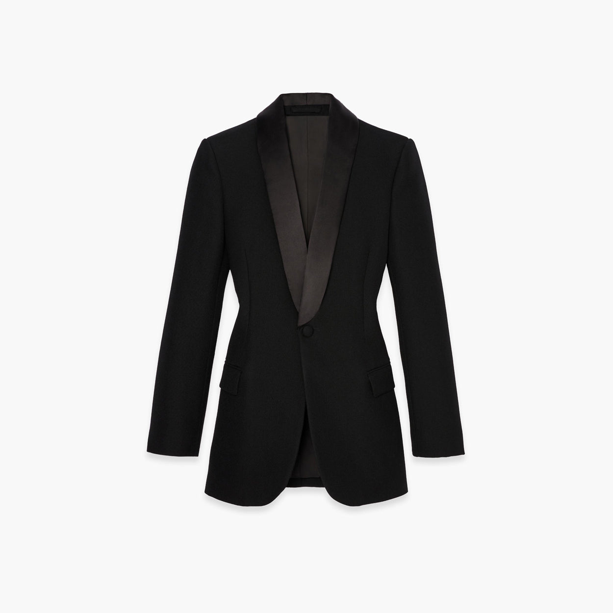 Tuxedo Blazer - Black