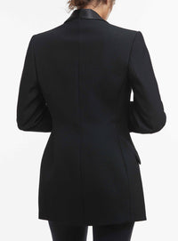 Tuxedo Blazer - Black