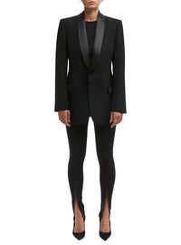 Tuxedo Blazer - Black