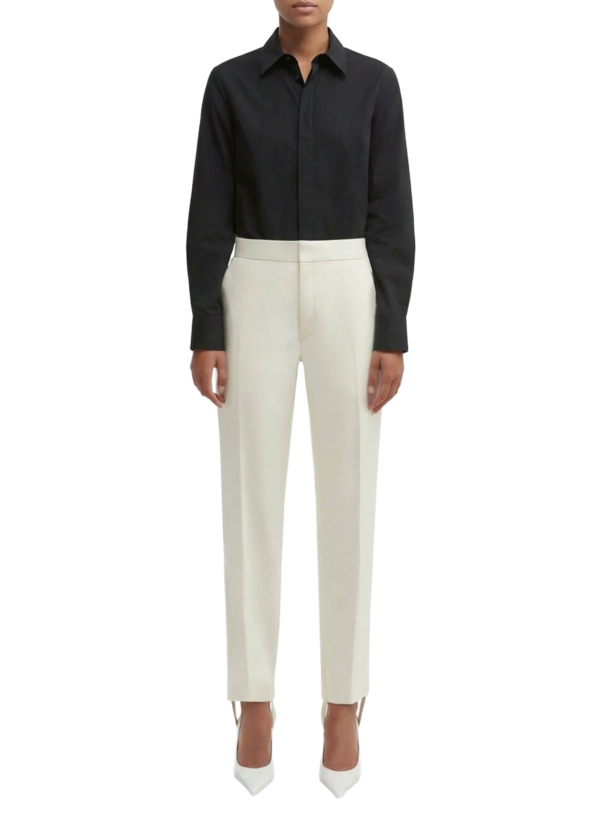 Pantalon smoking en laine - Off White