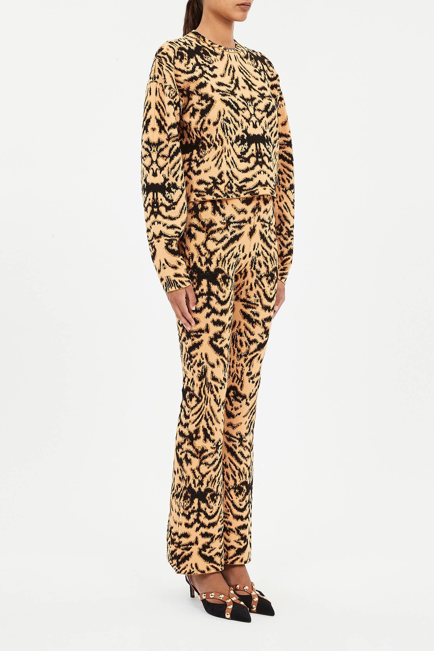 Pull Cade à motif jacquard et manches longues - Bengal