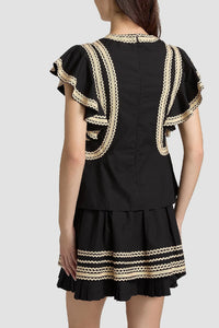 Jupe mini Adaleigh - Noir