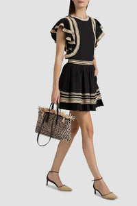 Jupe mini Adaleigh - Noir