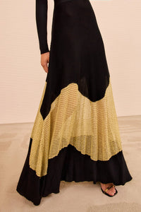 Robe Roanne - Gold Noir