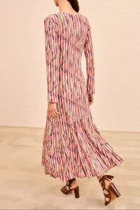 Robe midi Estella - Rosewood