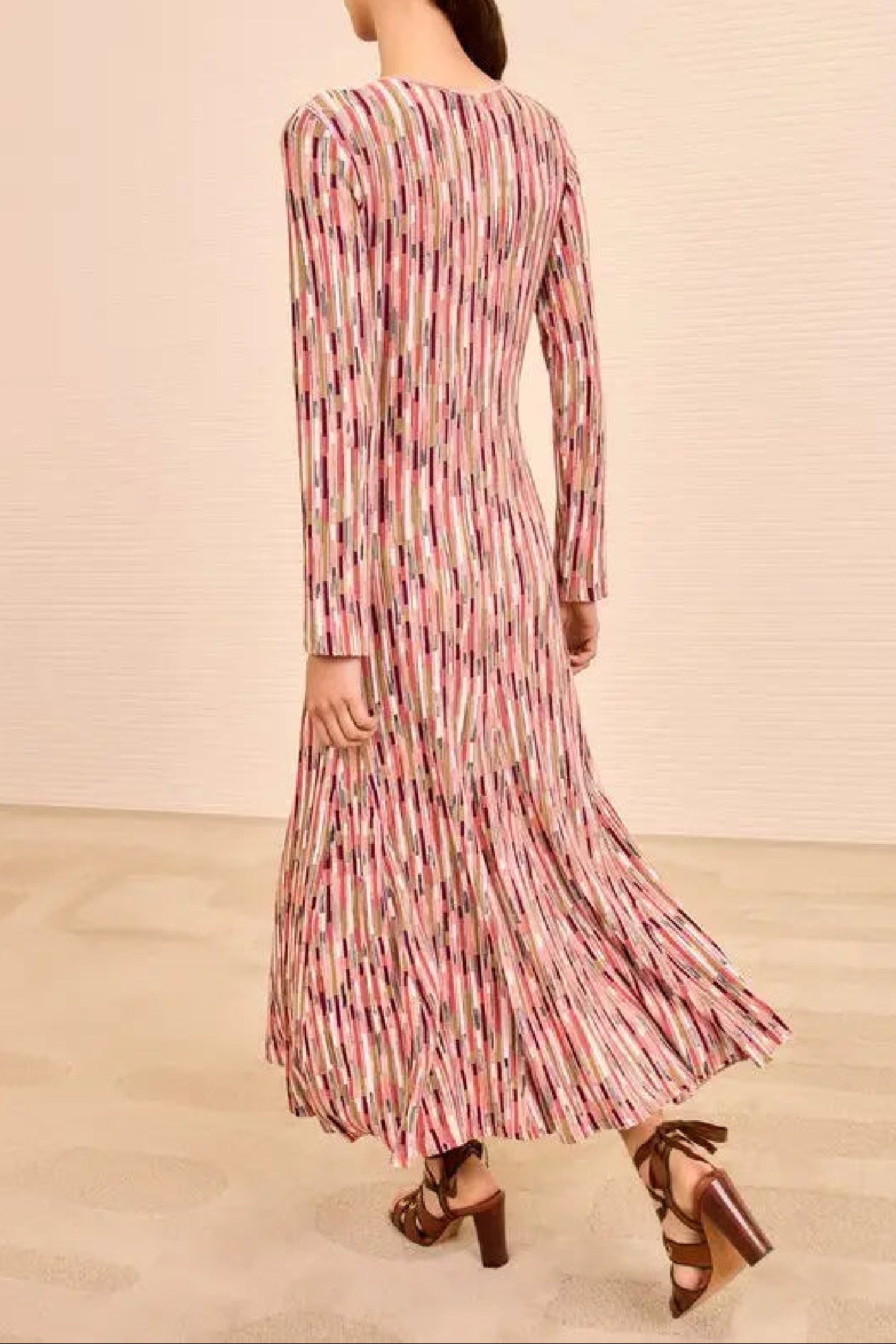 Robe midi Estella - Rosewood