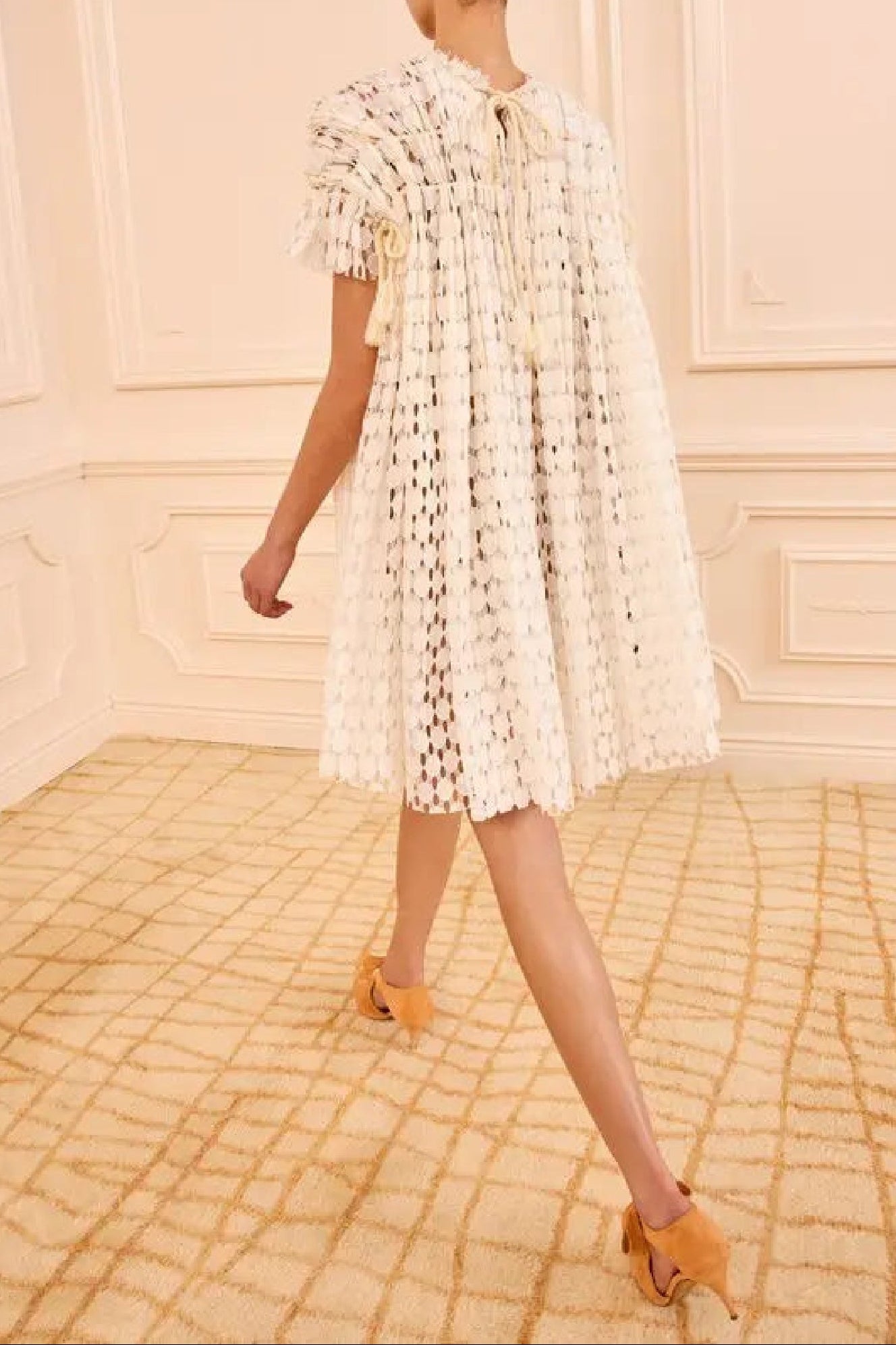 Robe mini Layla - Chalk