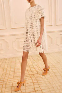 Robe mini Layla - Chalk