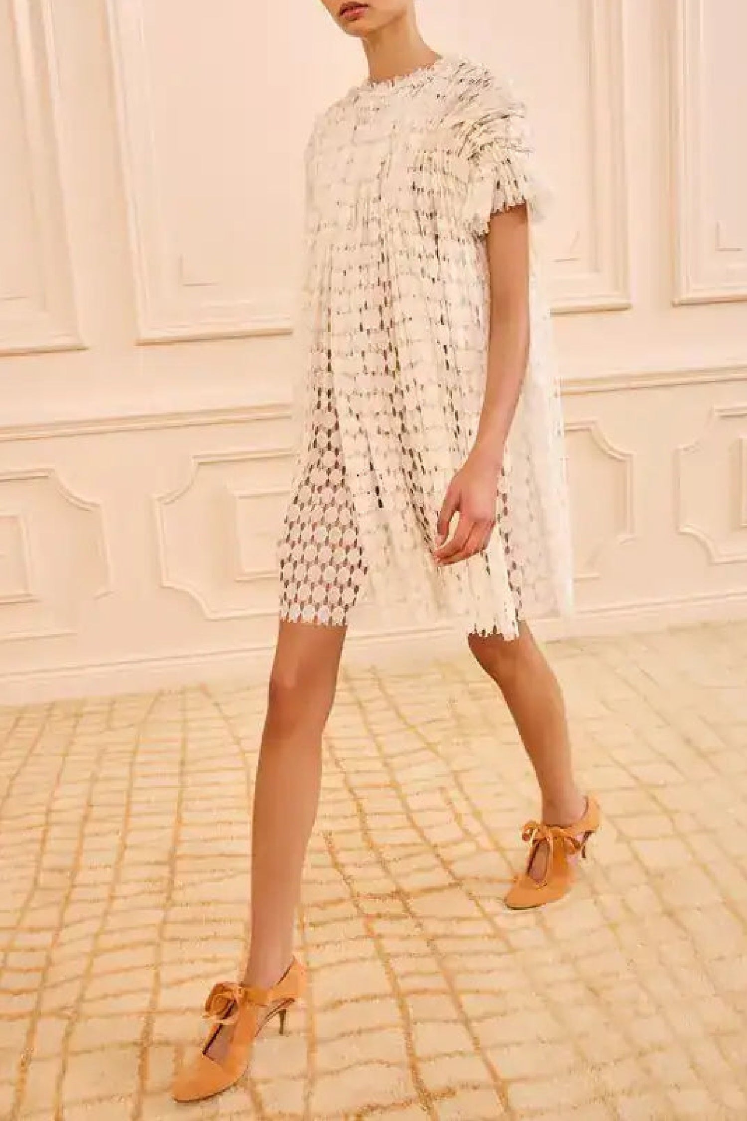 Robe mini Layla - Chalk