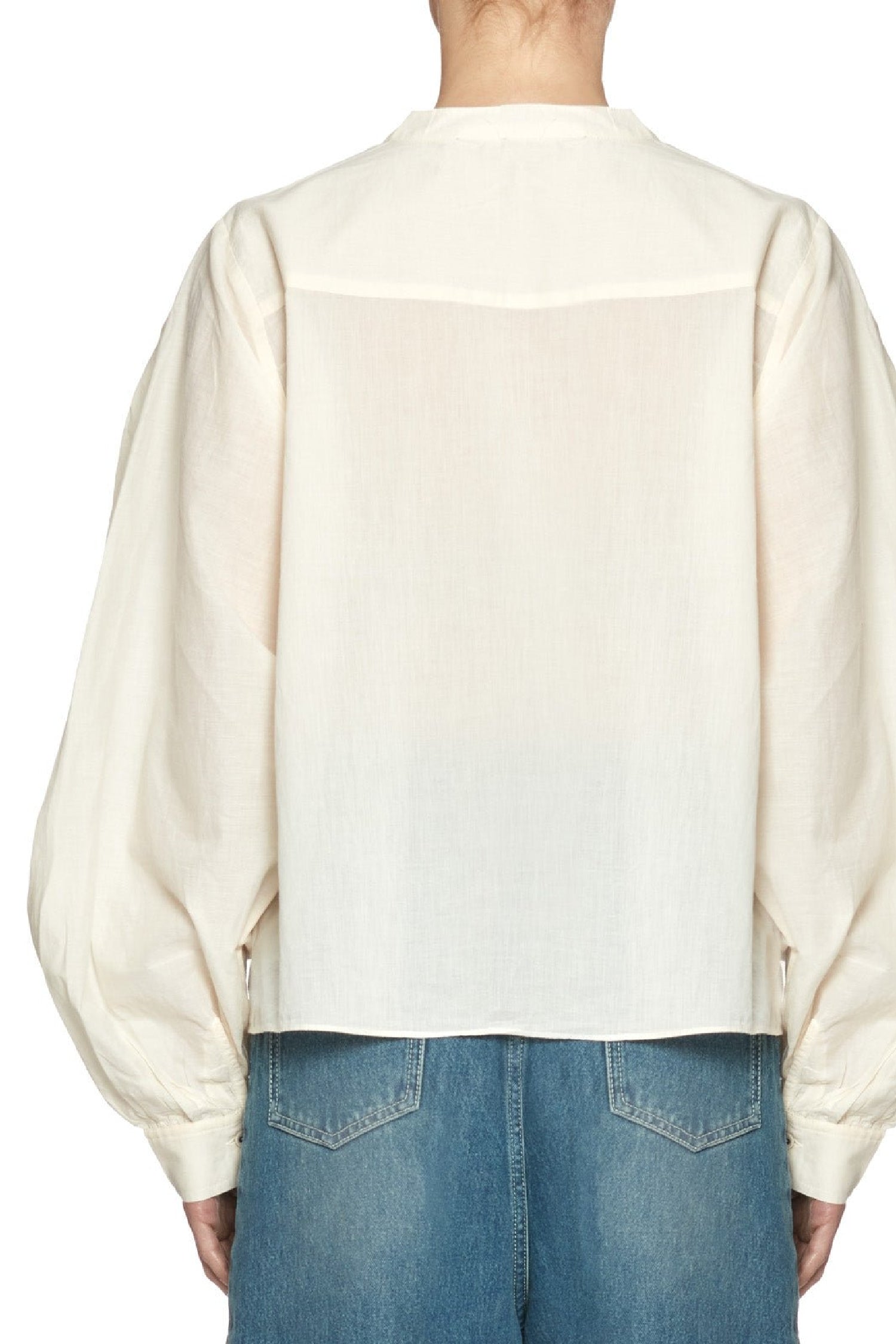 Blouse Riko à manches longues et volants - Cowrie
