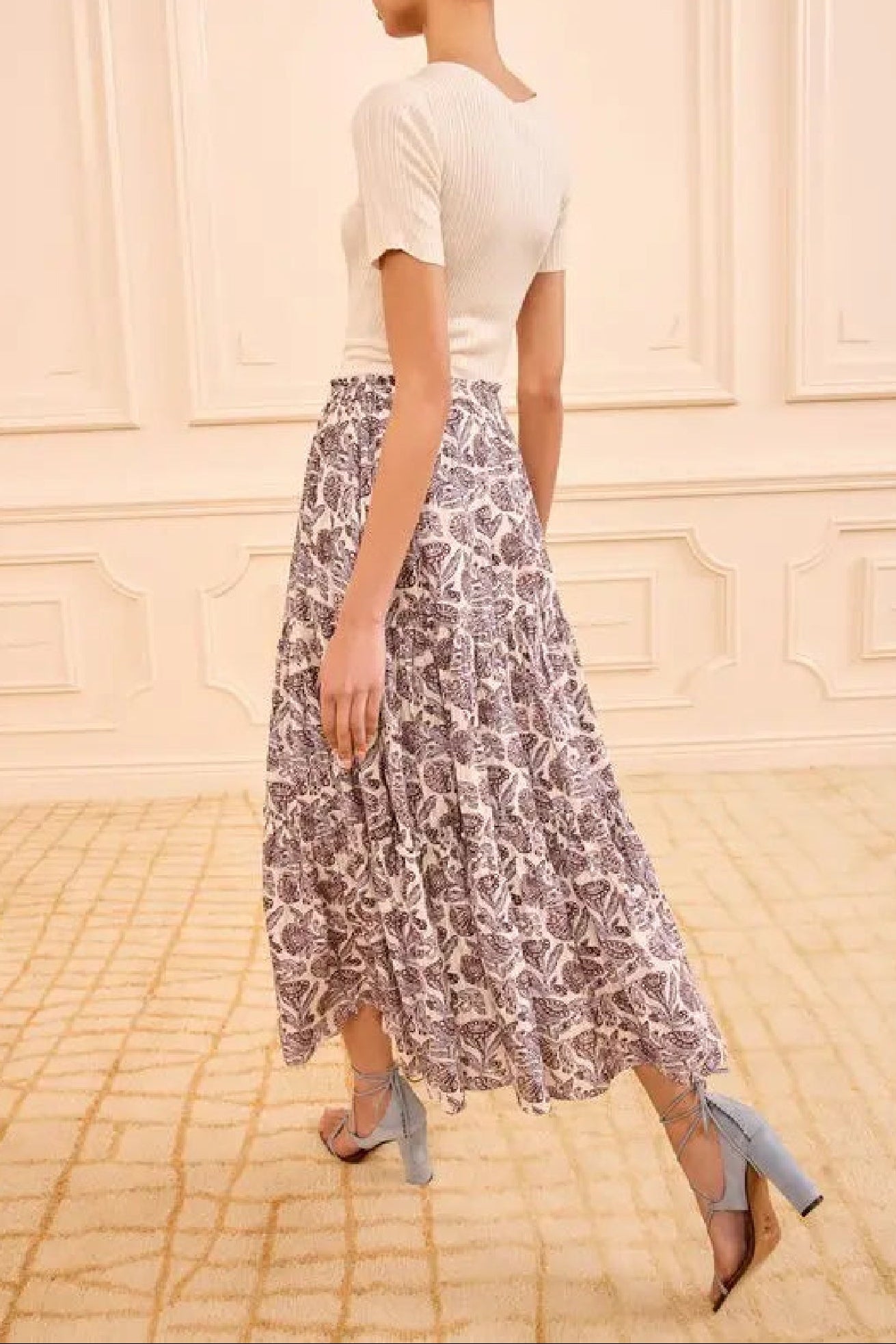 Jupe midi Nessa - Meadow