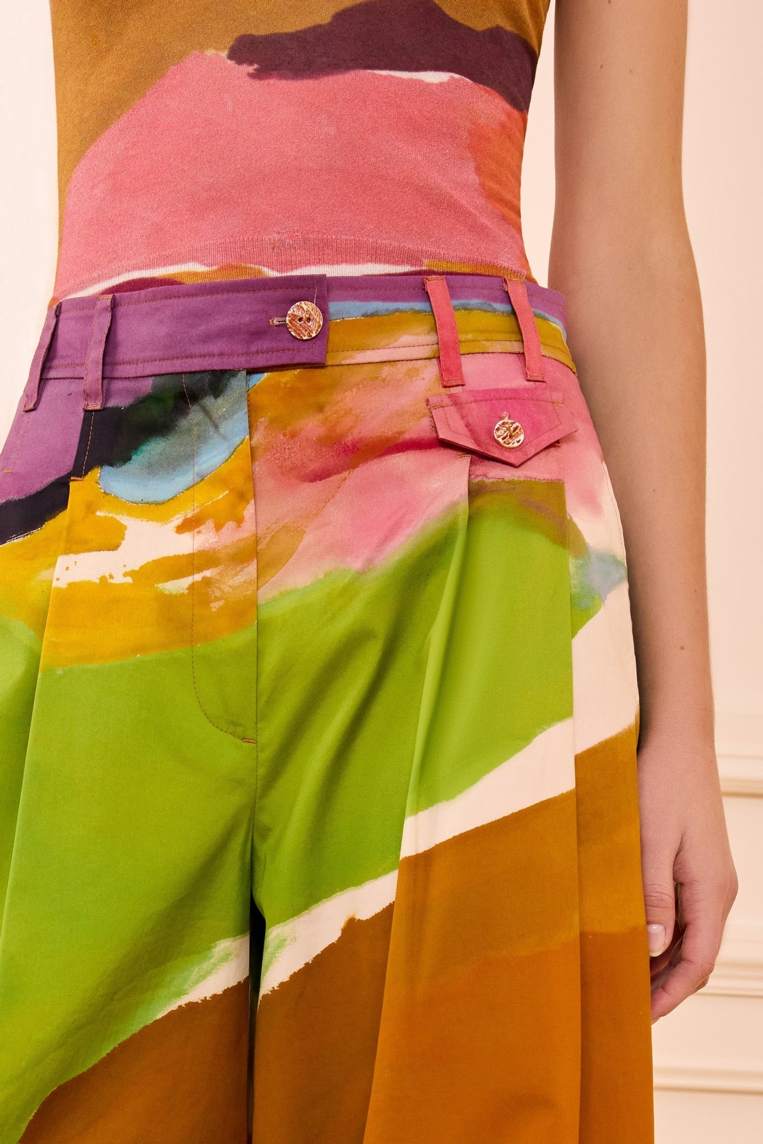 Pantalon Motherwell à jambes larges - Nature Abhors A Vacuum