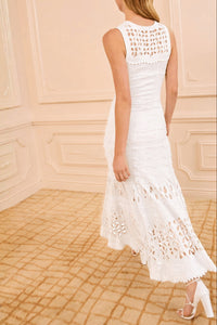 Robe Lakshmi ajourée - Cowrie