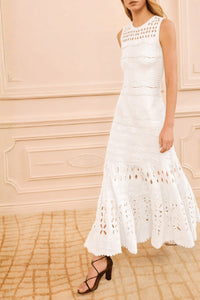 Robe Lakshmi ajourée - Cowrie