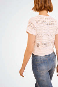 Cardigan Abriana ajouré - Cowrie