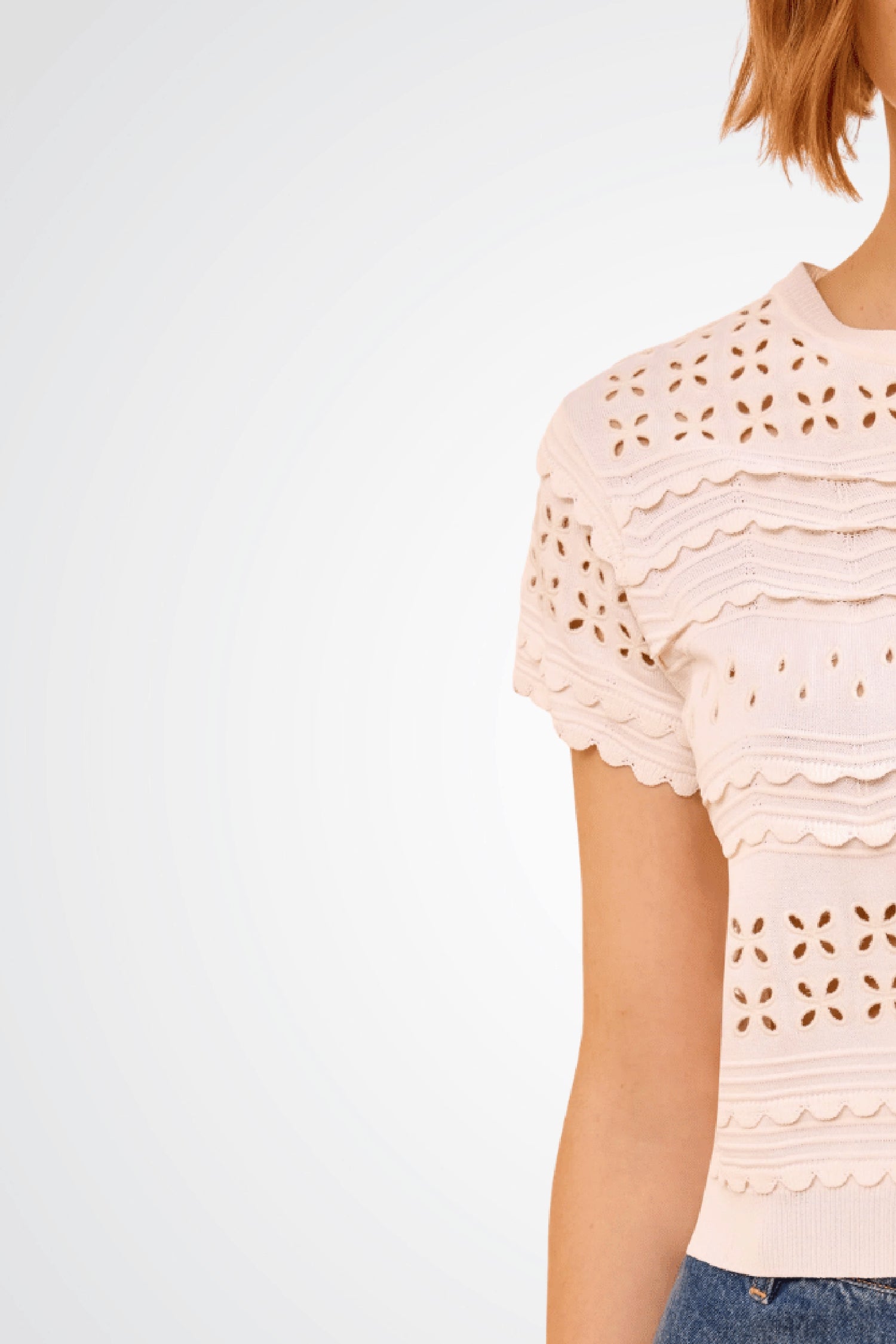 Cardigan Abriana ajouré - Cowrie