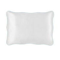 Taie d'oreiller Uni en satin de coton - Gris douglas